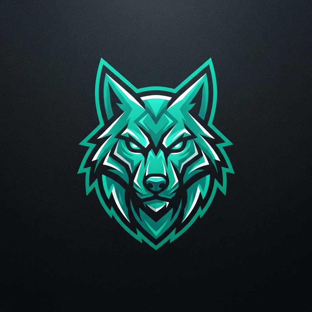 AI-generated esports mascot logo example